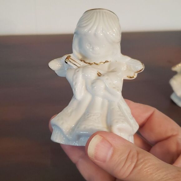 Set of 2 Vintage Porcelain Angel Bells - Picture 7 of 11